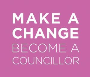 Make a change, become a councillor image
